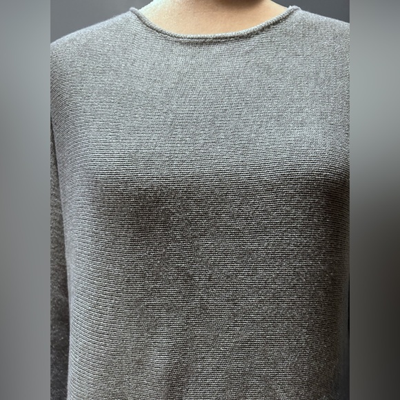 Micheal by Micheal Kors Cotton blend small gray tunic sweater Cute! - Picture 3 of 16